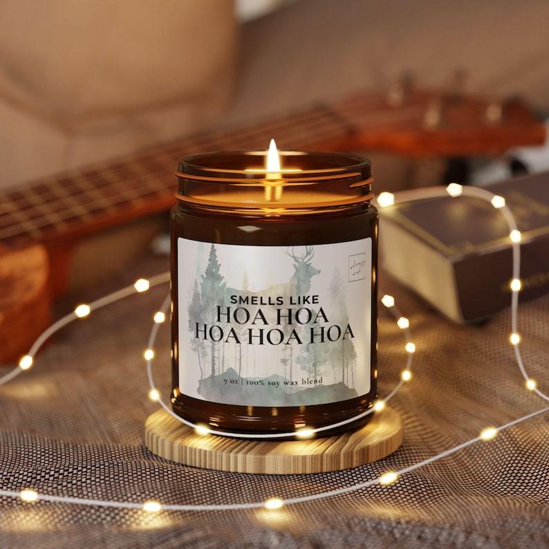 Hoa Hoa Candle, Smells Like Hoa Hoa Season, Fall Twilight Candle, Gift For Twilight Fan, Bookish Fan Fiction Candle, Soy Scented Candle