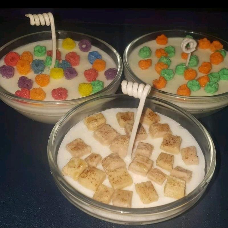 Small Cereal Bowl Candles