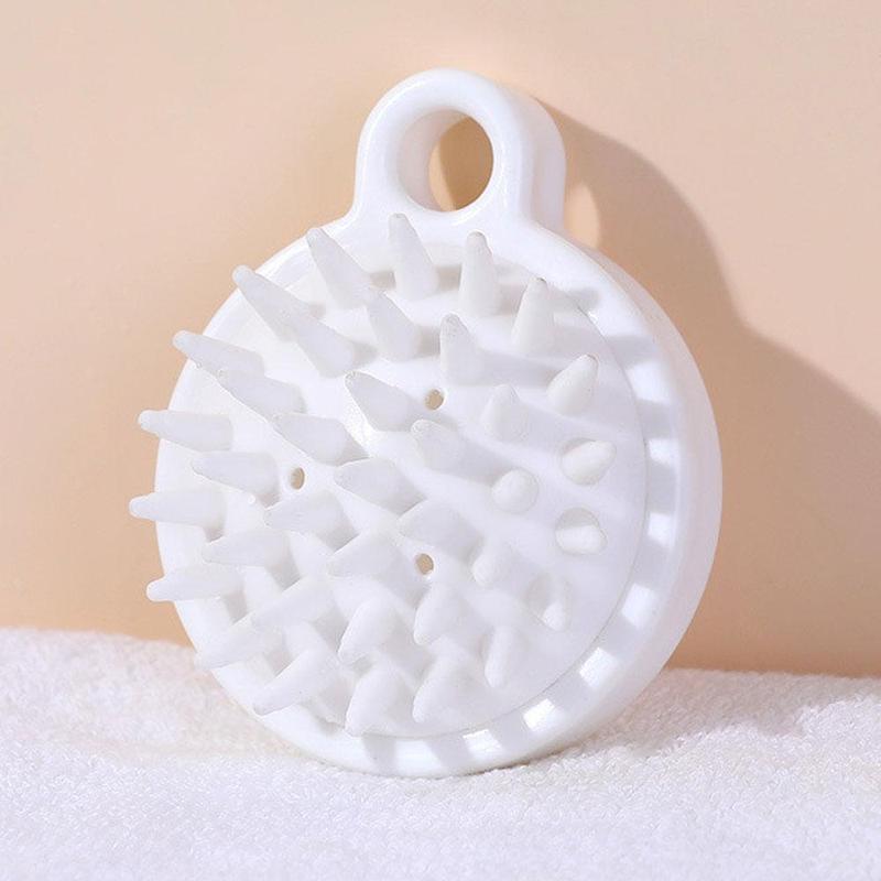 Silicone Scalp Massage Brush with Hanging Hole, Shower Shampoo Comb, Silicone Tooth Comb For Deep Cleaning