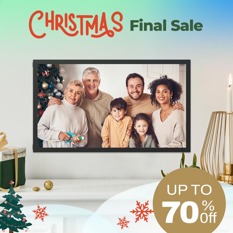 BSIMB 21.5 Inch 64GB Extra Large WiFi Digital Frame, 1920 x1080 IPS FHD Digital Photo Frame, Remote Control, Light Sensor, Easy to Share Photos Videos via App& Email,Perfect Must Have Christmas Love Gifts for Friends Family Grandparents