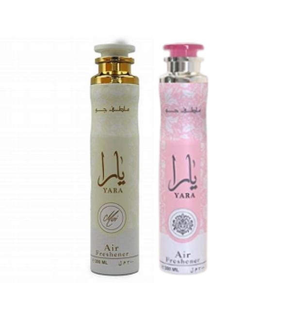 YARA Air Freshener (300ml) + YARA MOI Air Freshener (300ml) from lattafa Perfumes (women)