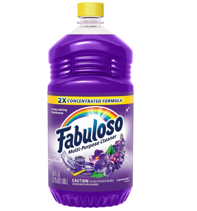 Fabuloso Multi-Purpose Cleaner & Floor Cleaner, 2X Concentrated, Lavender Scent, 56 fluid ounces