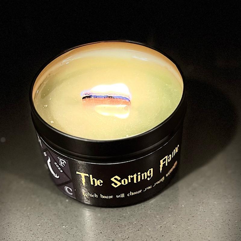 The Sorting Flame Candle, gifts, Harry Potter fandom, Christmas gift. Ornaments Scented Scent Freshener Room Decor Fragrance Decoration