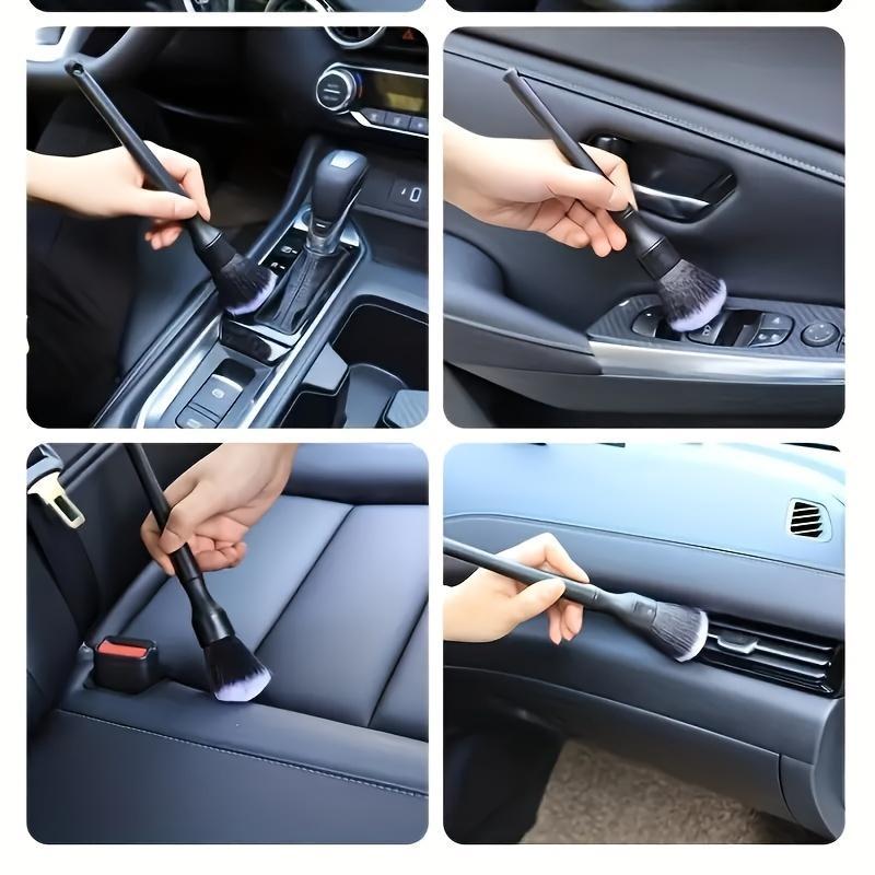 Car Interior Detailing Brush, Soft Bristle Cleaning Brush, Car Dusting Brush, Auto Detail Brush, Car Dash Duster Brush, Car Interior Cleaning Tool