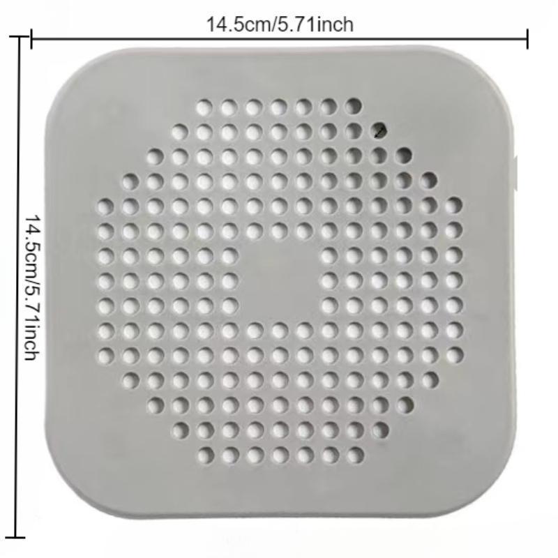 Silicone Drain Cover, 2 Counts Anti-clogging Kitchen Sink Strainer, Shower Drain Cover, Bathroom Sink Strainer, Kitchen Sink Accessories