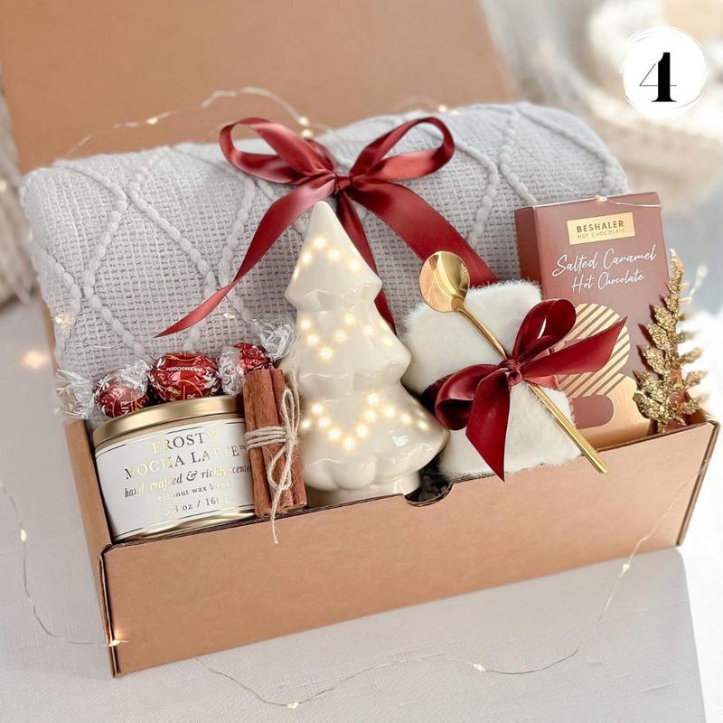 Christmas gift box for her, Holiday gift box, Cozy hygge gift box, Birthday gift idea, Christmas gif for him, New Year gift, Hug in a box