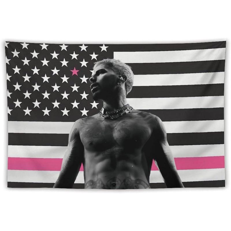 American Rauw Flag Tapestry Alejandro Poster Suitable for College Dormitories,Bedrooms, Living Rooms, Dormitories, Background Decorations, National Flag Gifts Merch 30