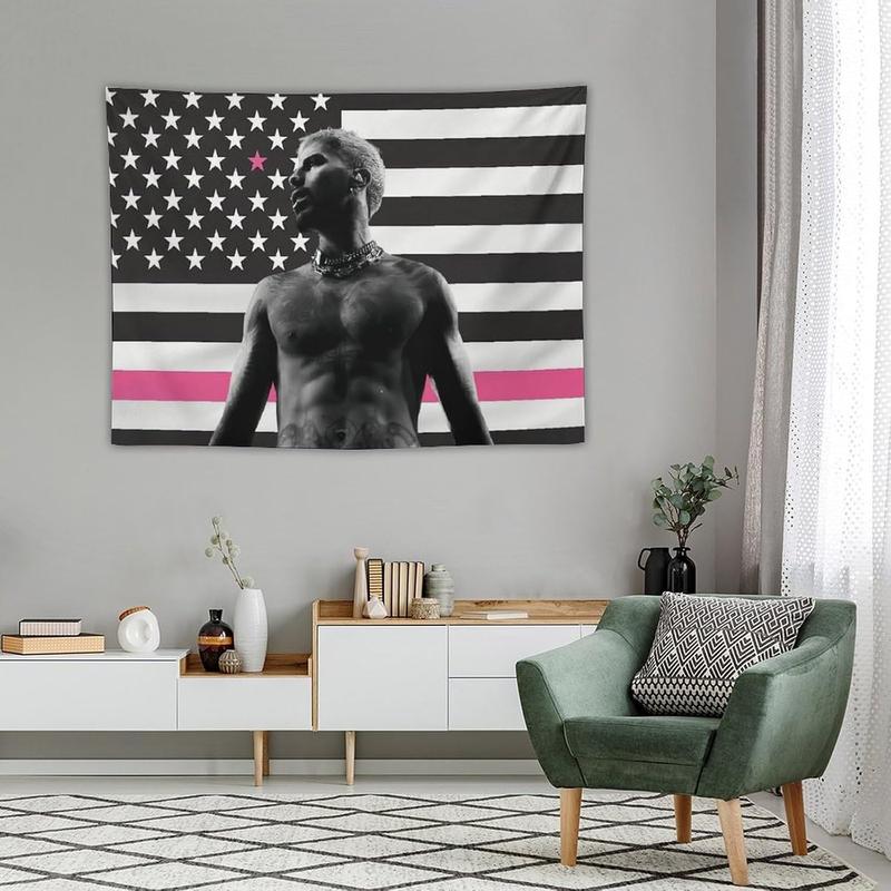 American Rauw Flag Tapestry Alejandro Poster Suitable for College Dormitories,Bedrooms, Living Rooms, Dormitories, Background Decorations, National Flag Gifts Merch 30