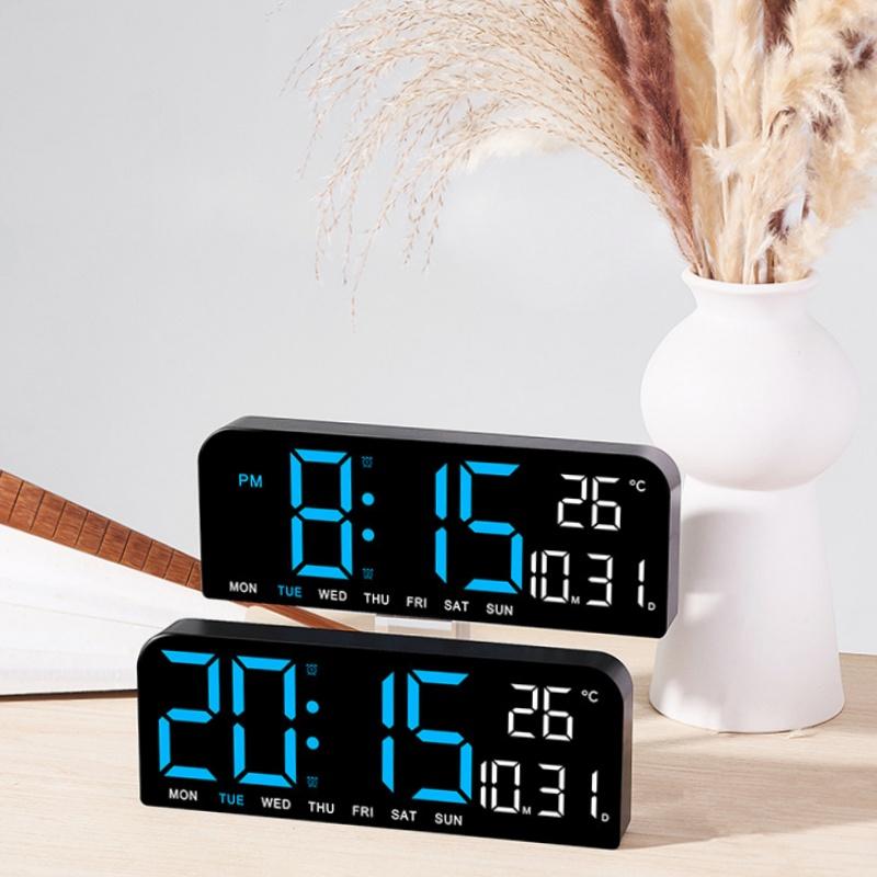 Large LED Digital Wall Clock Decorative, 10