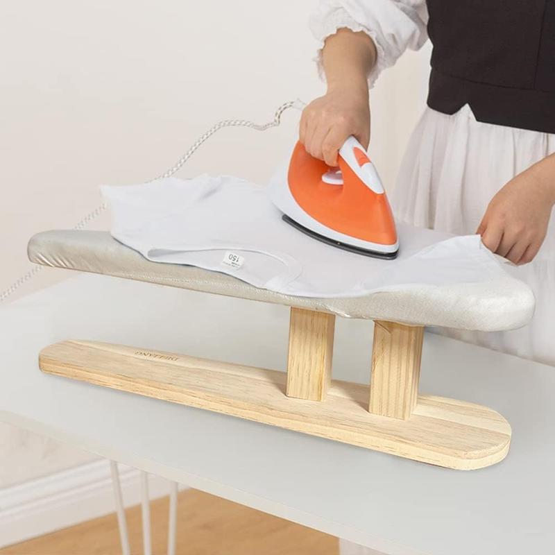 Padded Chest & Sleeve Tailor Ironing Board Long with Wooden Base for Household Tools, Tailor Dress Forms, Travel Use