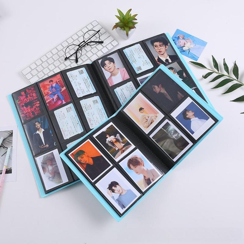 Card Collection Book, 1 Count Multi-pocket Small Photo Album, Game Card Collection Book for Business Card, Star Card and Vip Card, Photo and Card Storage Booklet