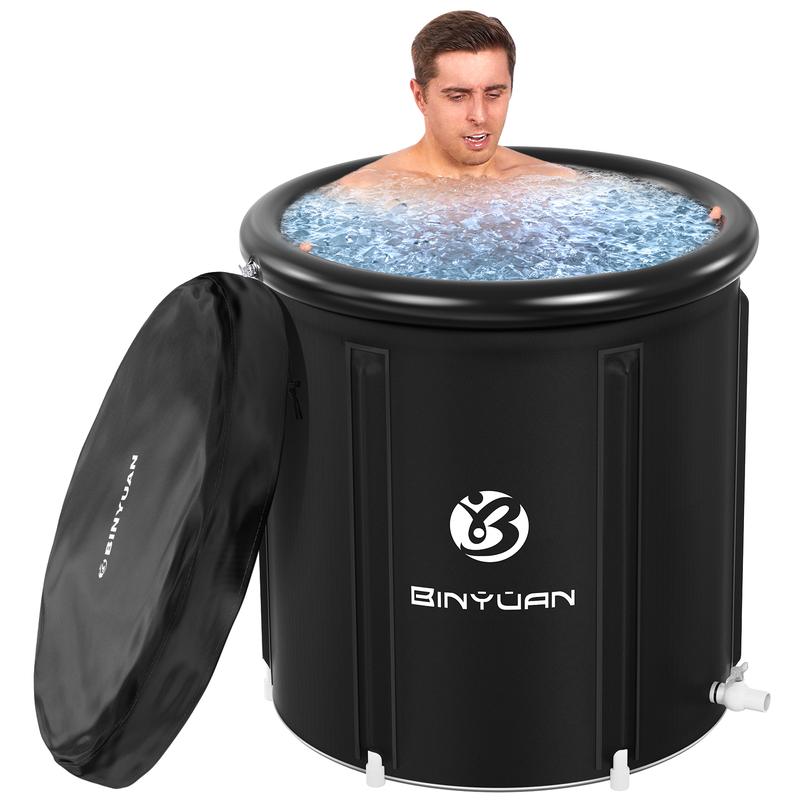 B&Y XL Ice Bathtub for Athletes - Large Recovery & Cooling Cold Plunge Tub for Outdoor Use (106 Gal)