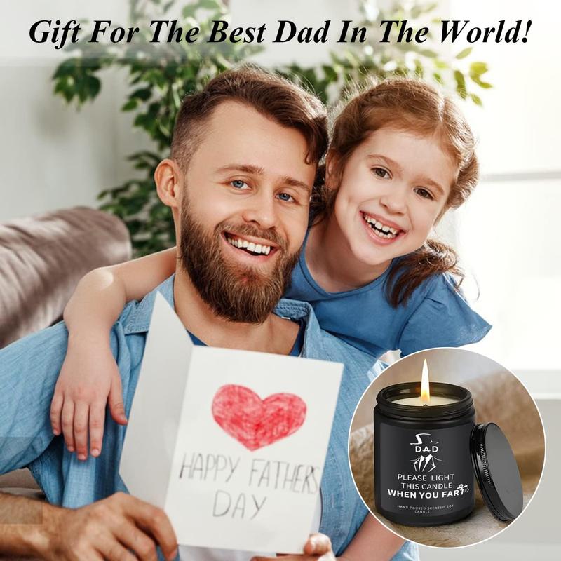 Gifts for Dad, Dad Gifts from Daughter Son, Fathers Day Birthday Gifts for Dad Grandpa, Gifts for Dad Who Wants Nothing, Soy Candle, Long Burning & Highly Scented UDIKEFO