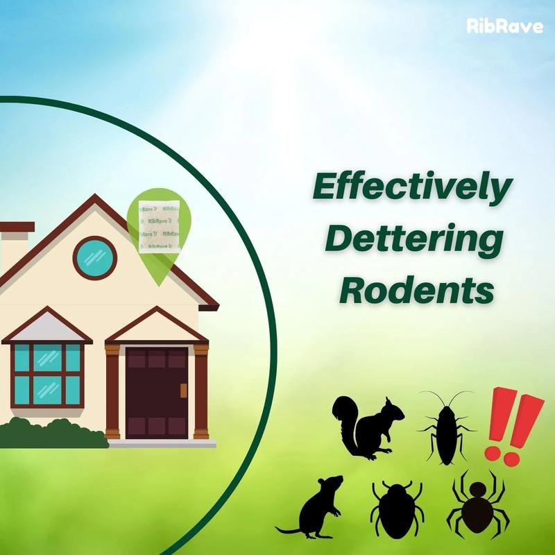 Mice Repellent for House, Natural Mice Repellent Pouches, Peppermint Oil to Repel Mice and Rats, Rodent-repelling Repellent Mouse Deterrent, 10 Packets