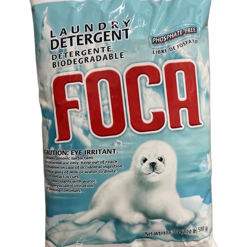 (Pack of 3) Foca Powder Laundry Detergent, 17.63oz (500g)