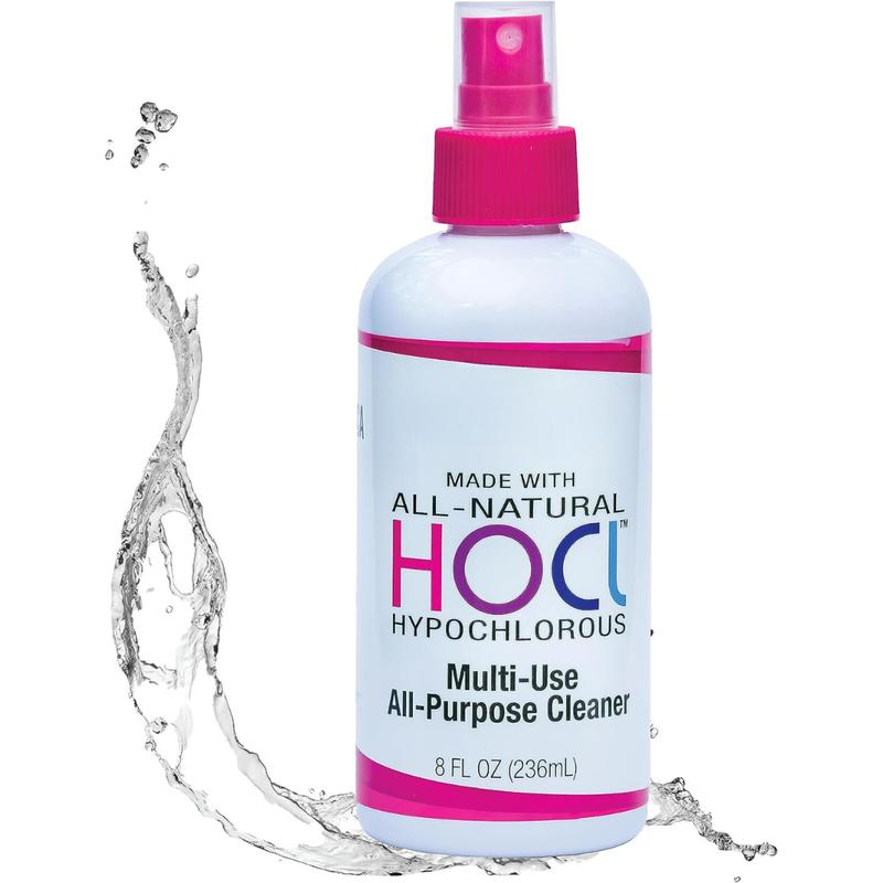 HOCL All-Purpose Cleaner with Hypochlorous Acid, All-Natural Surface Cleaner, & Skin Hydrator 8fl oz Clear Spray Hand Household