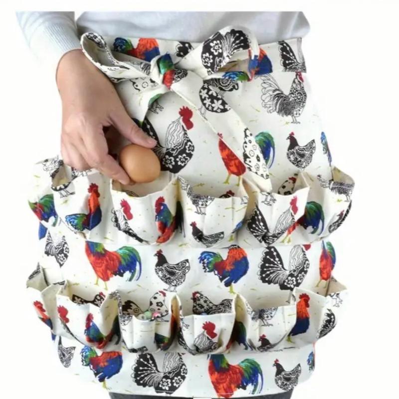 1pc Bag Egg Collecting  Apron waterproof apron canvas apron