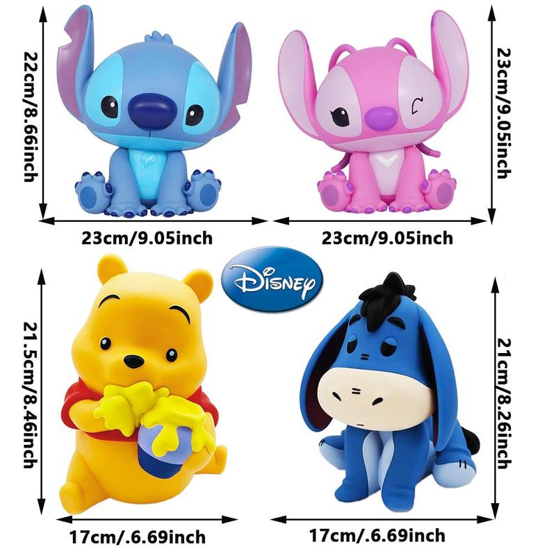 Disney Cartoon Design Piggy Bank, 1 Count Cute Cartoon Piggy Bank, Desktop Decoration for Home Office, Birthday Gift for Friends