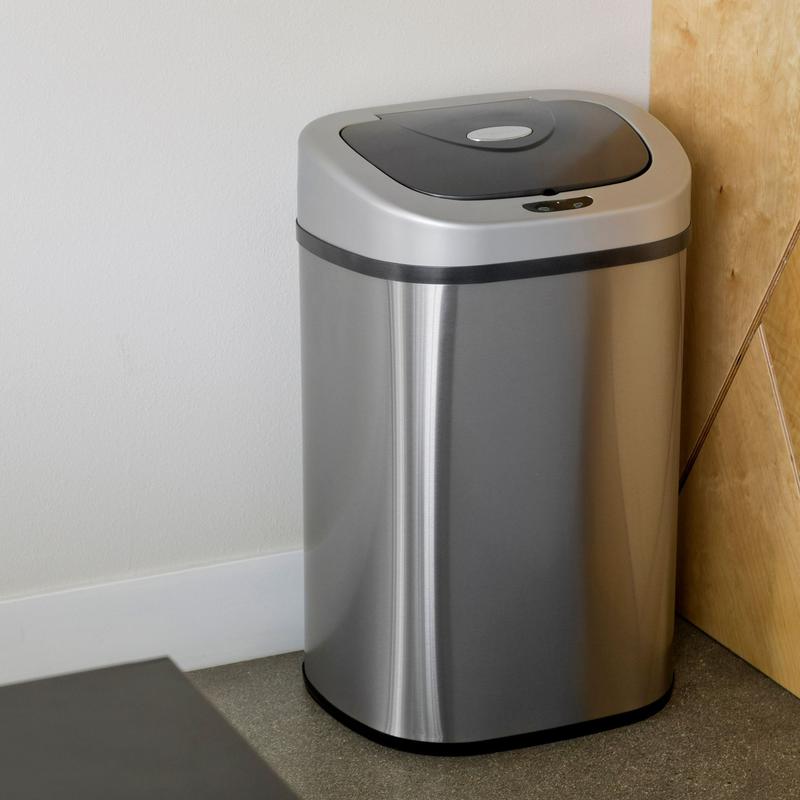 Nine Stars 21.1 Gallon Trash Can, Motion Sensor Touchless Kitchen Trash Can, Stainless Steel || STEPHEN