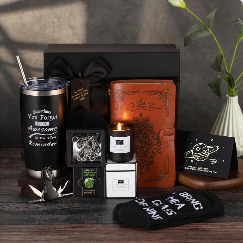 Birthday Gifts for Men,Man Gifts Basket Ideas Set for Him,Men's Birthday Gift Box Presents for Dad, Husband, Brother, Son, Boyfriend, Friend, Male, Coworker Retirement Gifts Christmas Gift Box for Men