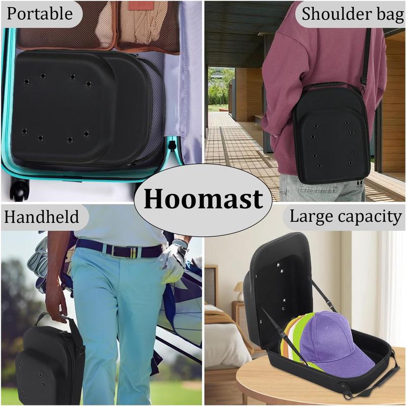 Large Capacity Hat Storage Bag, 1 Count Dustproof Ball Caps Storage Bag with Adjustable Shoulder Strap, Anti-pressure Cap Storage Organizer for Home & Travel