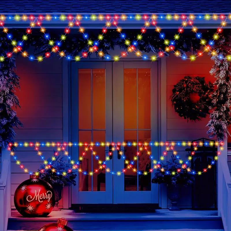 138LED Fairy Light String, USB Powered Decorative Light, Outdoor Holiday Party Decoration Light for Patio, Wedding, Valentine's Day, Christmas