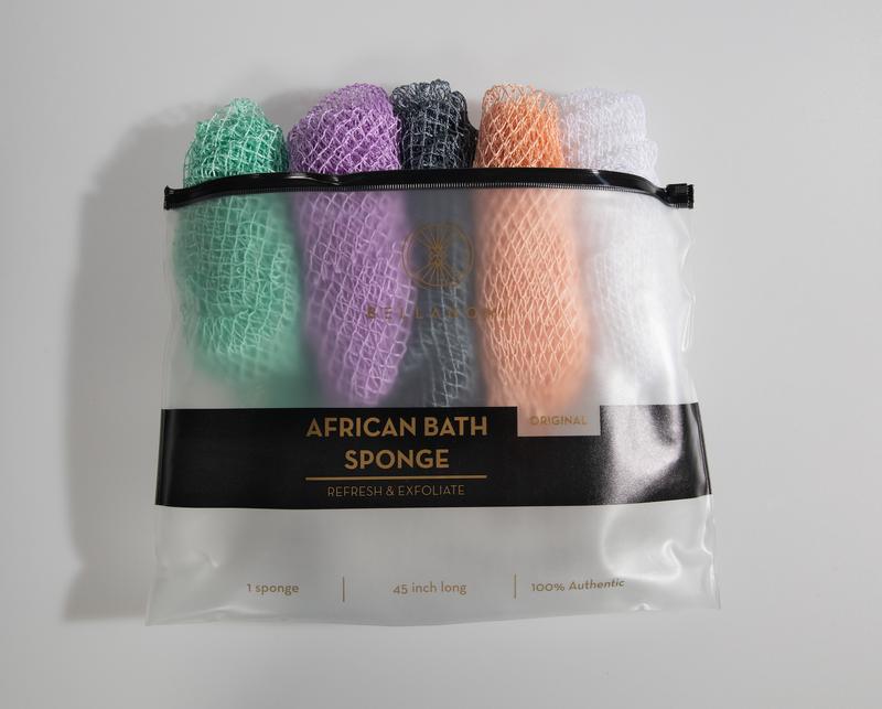 PICK YOUR BUNDLE 5 PCS African Exfoliating Net Sponge Bundle, Ethically sourced from Nigeria