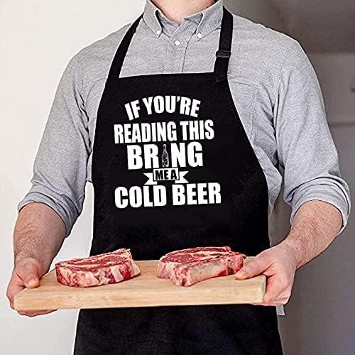 Aprons for Men, Mens Apron, Funny Aprons for Men, Chef cooking apron, Husband Birthday Gift, Gifts for Husband, Father's Day Gifts for DadChristmas Thanksgiving beer gift.