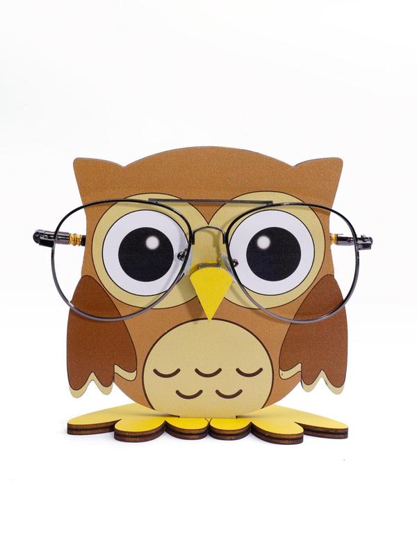 Wooden Cartoon Animal Design Glasses Holder,  Cute Cartoon Jewelry Display Stand, Fashion Glasses Holder for Home Decor