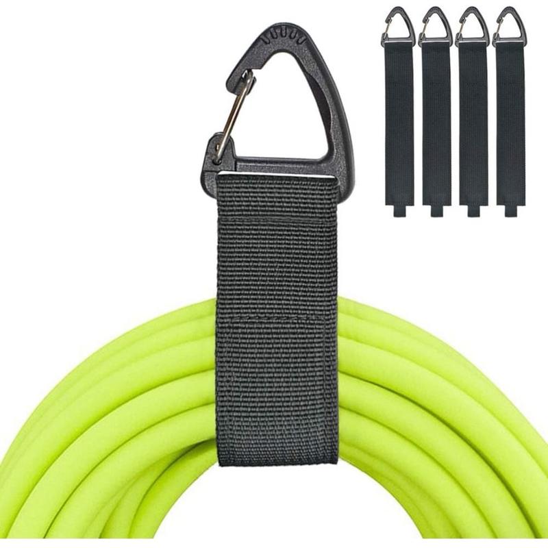 Extension Cord Holder Organizer(4 Pack L), Extension Cord Hanger for Garage Organization and Storage, 16-Inch Heavy Duty Storage Strap for Extension Cord within 100ft