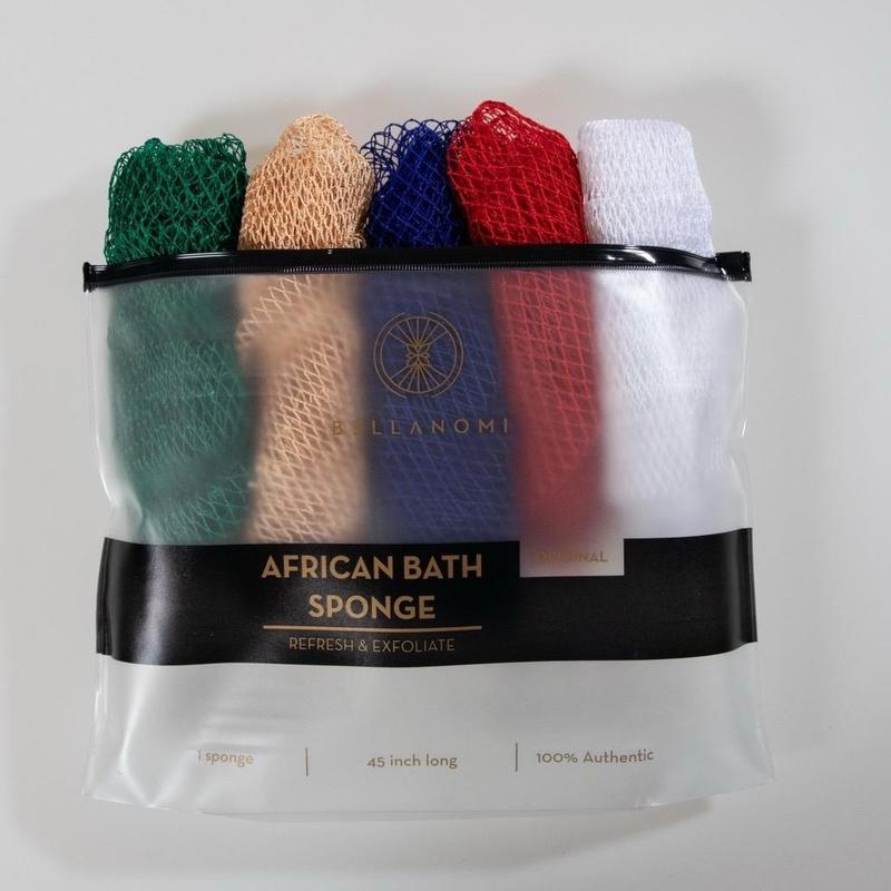 PICK YOUR BUNDLE 5 PCS African Exfoliating Net Sponge Bundle, Ethically sourced from Nigeria