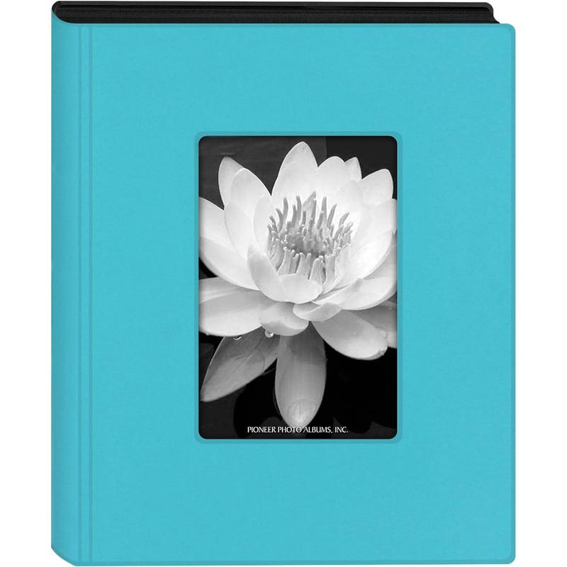 46M BL 36 Pockets Hold Memories Mini Photo Album, Blue, 4