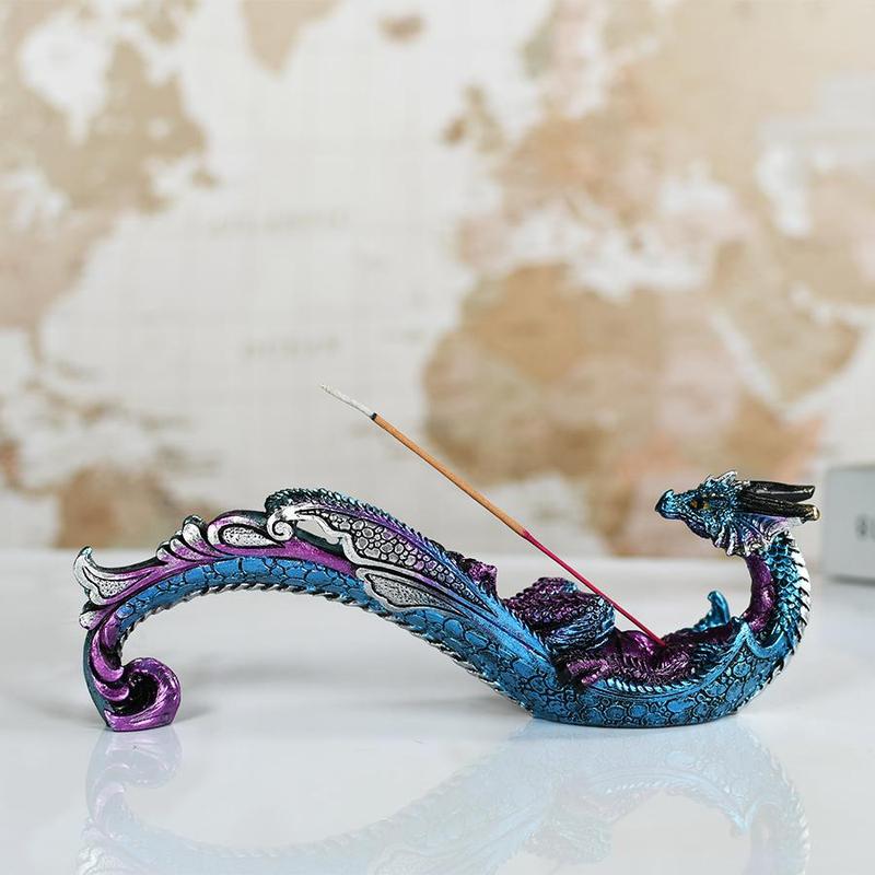 Dragon Design Incense Burner, Creative Incense Holder, Decorative Ornament for Home Living Room Bedroom Yoga