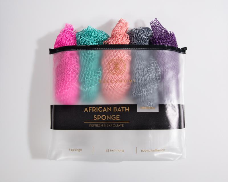 PICK YOUR BUNDLE 5 PCS African Exfoliating Net Sponge Bundle, Ethically sourced from Nigeria