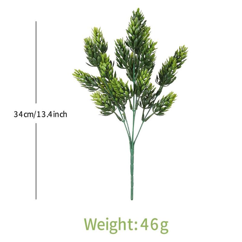 Artificial Plant, 8 Counts Faux Plant, DIY Detachable Fake Plant, Suitable for Decorating Window Box, Window, Porch, Landscaping, Living Room, Front Desk