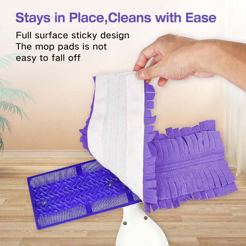 Powermop Refill Pad, 2 4 Counts Reusable Washable Mop Pads, Mop Pads for Swiffer Powermop, Mop Pads Replacment, Household Cleaning Supplies, Home Care Supplies