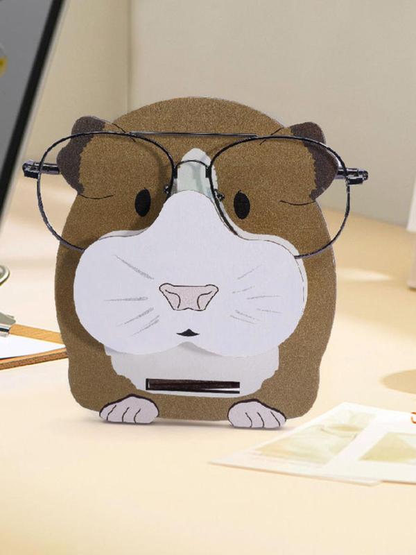 Wooden Cartoon Animal Design Glasses Holder,  Cute Cartoon Jewelry Display Stand, Fashion Glasses Holder for Home Decor