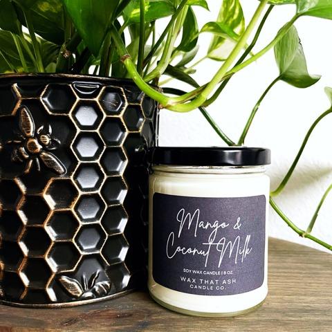 Hand Poured - 100% Soy Wax Candle - Phthalate Free Fragrance Oils Box Decor