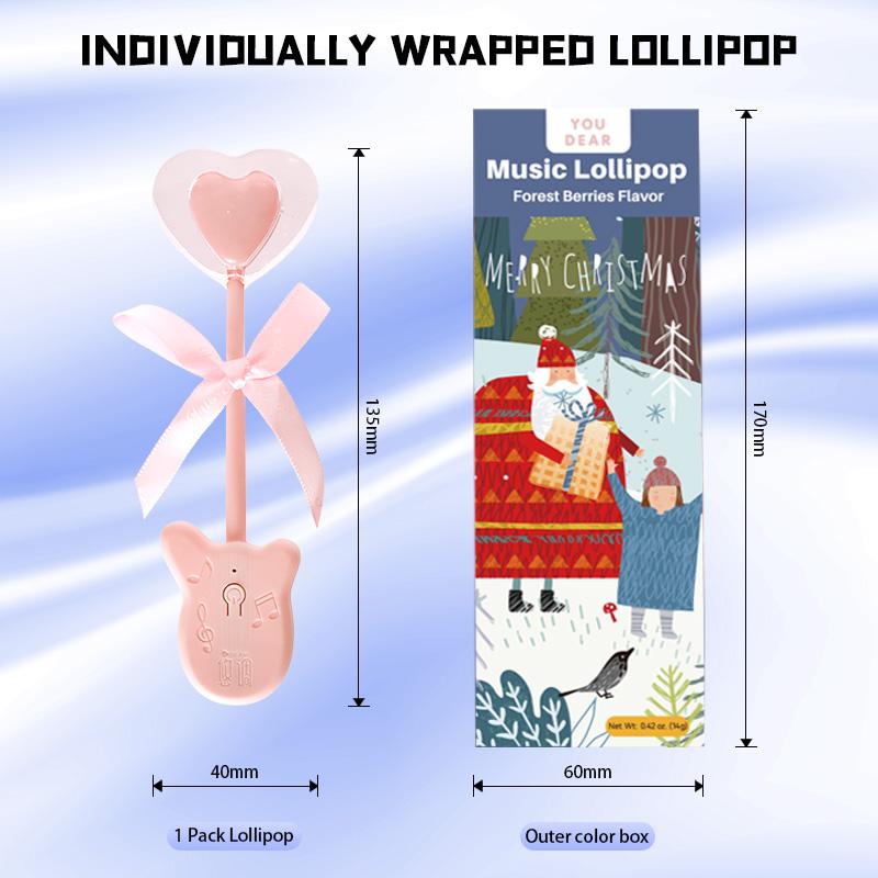 Recordable Bone-Conduction Lollipops with Heart-Shaped Design – The Perfect Gift for Christmas and Valentine’s Day. Rechargeable to Keep Your Voice and Love Everlasting