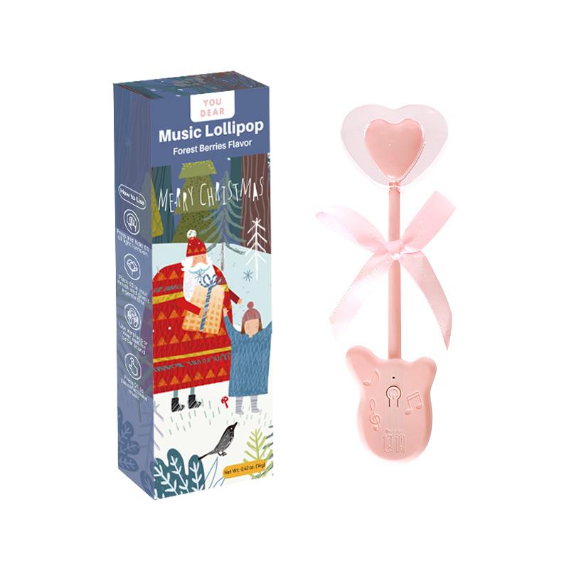 Recordable Bone-Conduction Lollipops with Heart-Shaped Design – The Perfect Gift for Christmas and Valentine’s Day. Rechargeable to Keep Your Voice and Love Everlasting