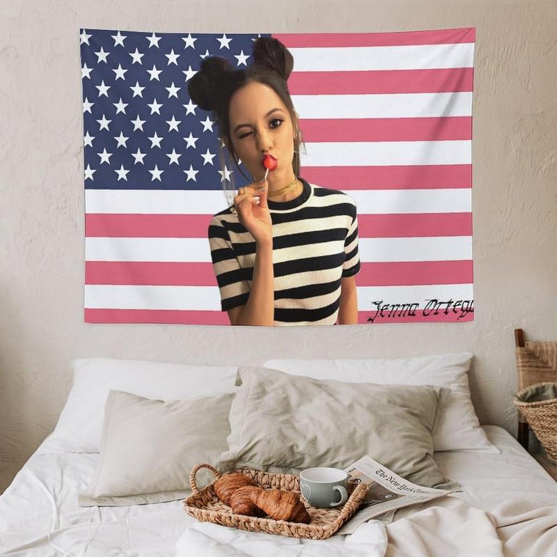 Jenna Actor Ortega Funny Flag Tapestry Poster Perfect for Fans Room Bedroom Living Room Dorm Or Outdoor Wall Decoration Merch