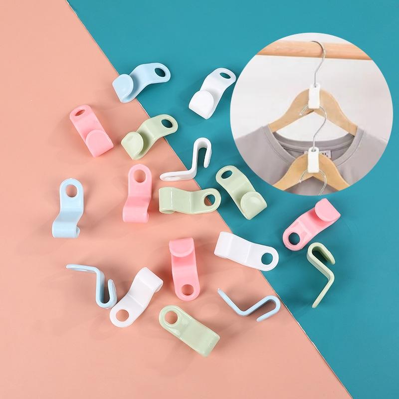 20 Counts Hanger Connector Hooks for Clothes Storage，Space Saving Organizer，Space Saver Hangers，Hangers Accessory