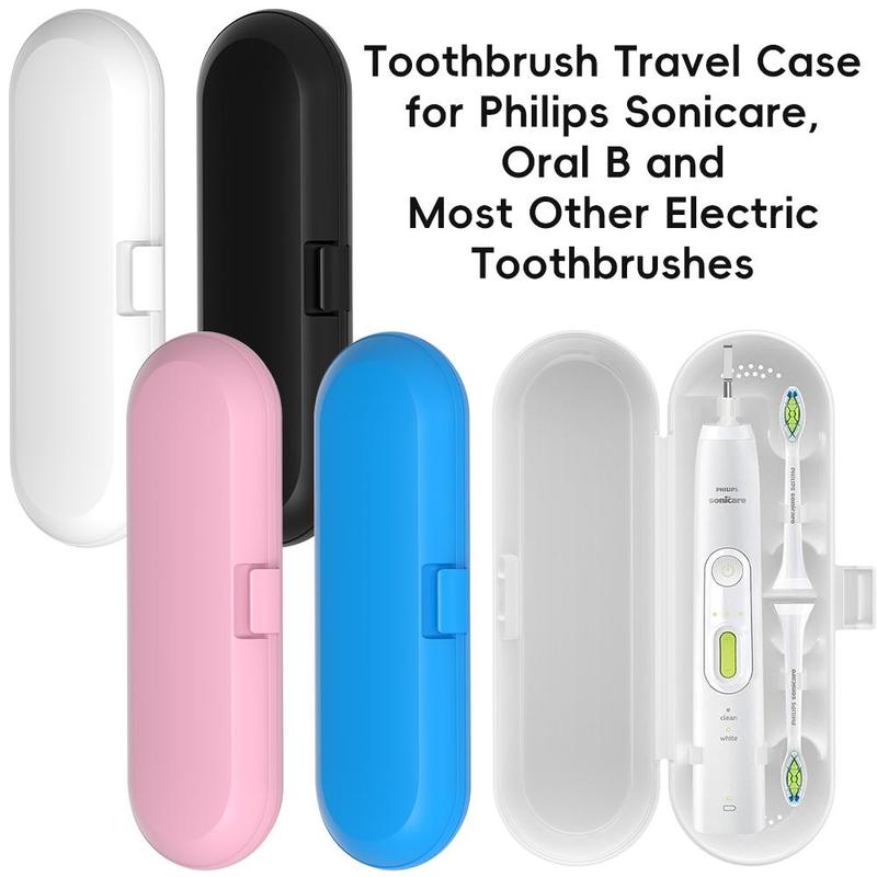 Electric Toothbrush Travel Case, 1 Count Portable Travel Protective Clean Box for Fall, Toothbrush Holder for Most Electric Toothbrushes, Ideal Gift for Christmas, Winter Gift