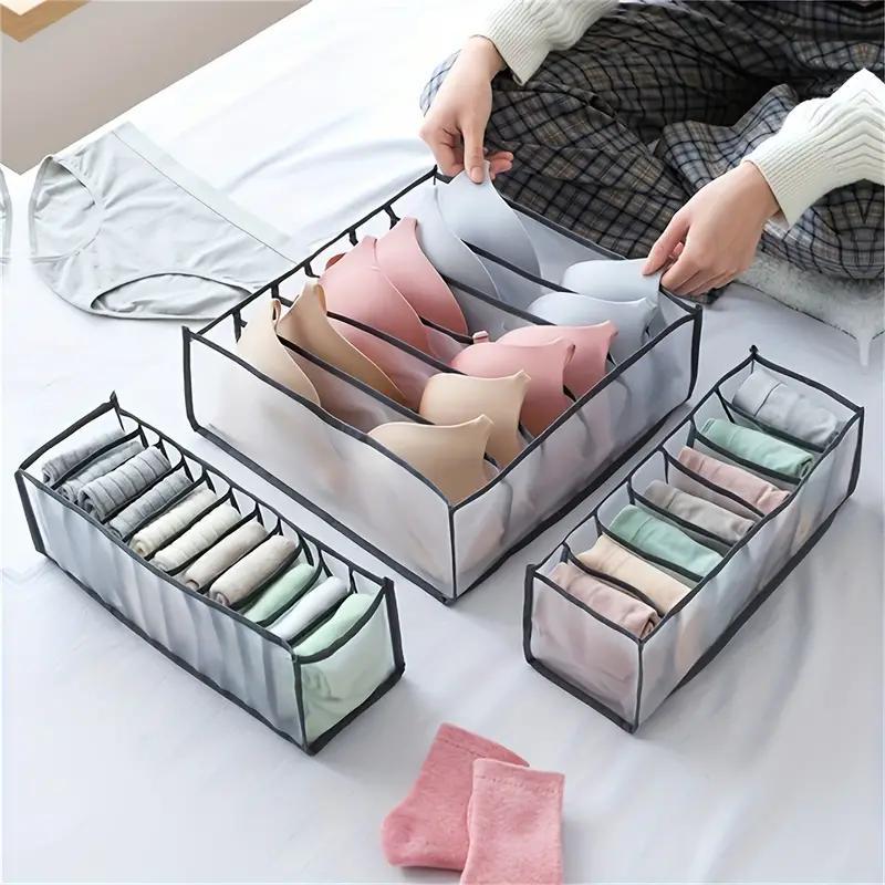 Underwear Storage Bag, 3pcs set Multi-functional Lightweight Underwear Storage Bag, Underwear Storage Organizer for Wardrobe Traveling