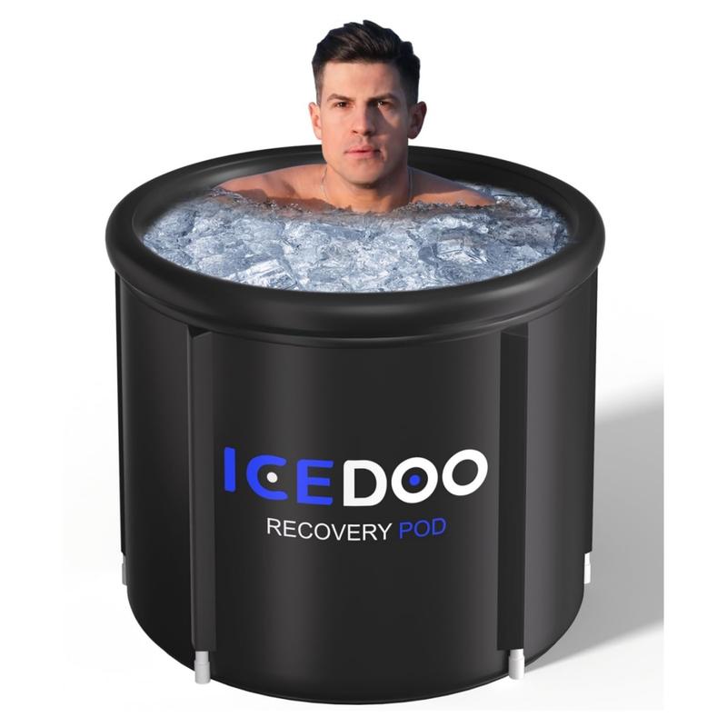 ZHI SHANG01 Ice Bathtub Portable, 119 Gal Large Ice Plunge Tub for Athletes,Multiple Layered Inflatable Cold Tub for Cold Water Therapy Training