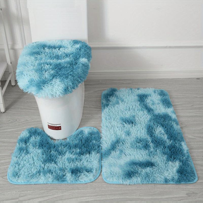 3-Piece Non-Slip Bathroom Rug and Cushion Set - Soft and durable toilet seat set for a comfortable bathing experience