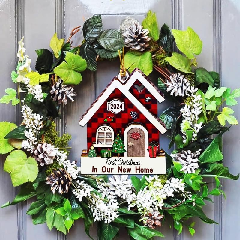 New Home Ornament 2024- Housewarming Gifts New Home, New House New Beginning, House Warming Gift for Women, Couple, homeowners, New Home Gift Ideas - First Home Christmas Ornament 2024