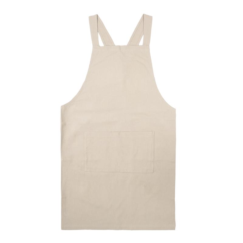 Aprons with Pockets Comfort Cross Back No Tie Cotton Linen Apron Pinafore,Ideal for Kitchen Hygiene and Stain Resistance Unisex custom apron