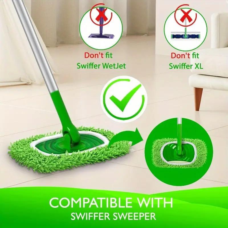 Reusable Mop Cloth, 3 Counts Microfiber Washable Mop Cloth, Household Cleaning Tool for Home Office Bathroom Dormitory(without Handle)