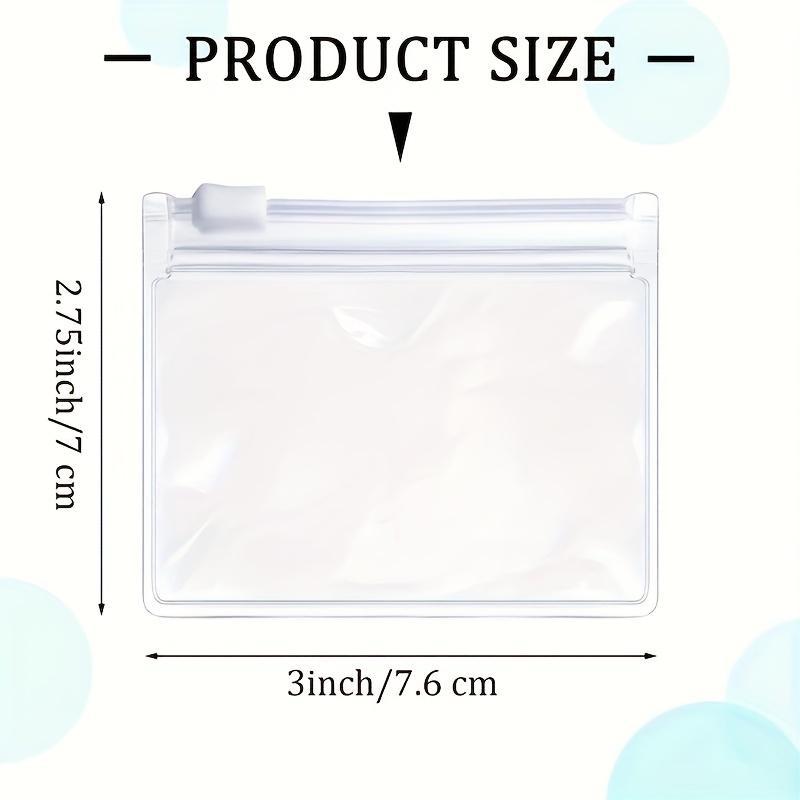 Clear Reusable Pill Storage Bags, 6 Counts Dustproof Zipper Pill Pouch Set, Portable Self Sealed Medicine Organizer for Home & Travel, Summer for Gift,  Pouch Organizer Christmas Gifts, Christmas Decorations